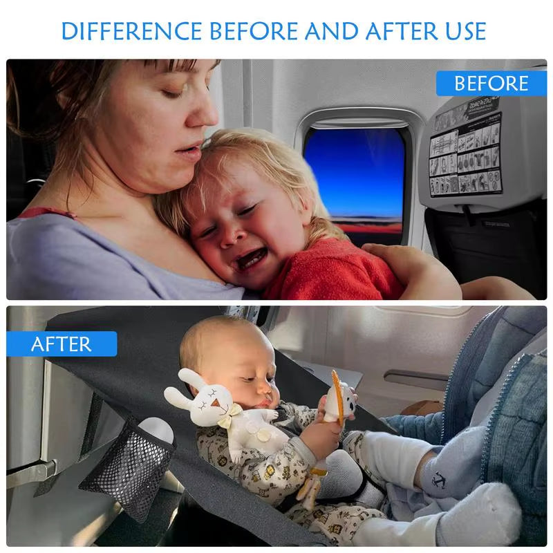 Travel Footrest for Airplane Toddler Travel Bed Extender Portable Toddler Travel Plane Bed for Boys Children Girls